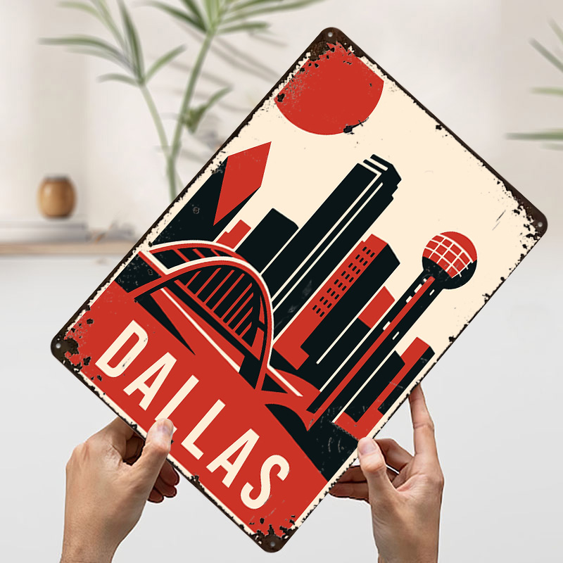 Poster Cetak Perjalanan Vintag - Home Decor Dallas ulasan dan harga