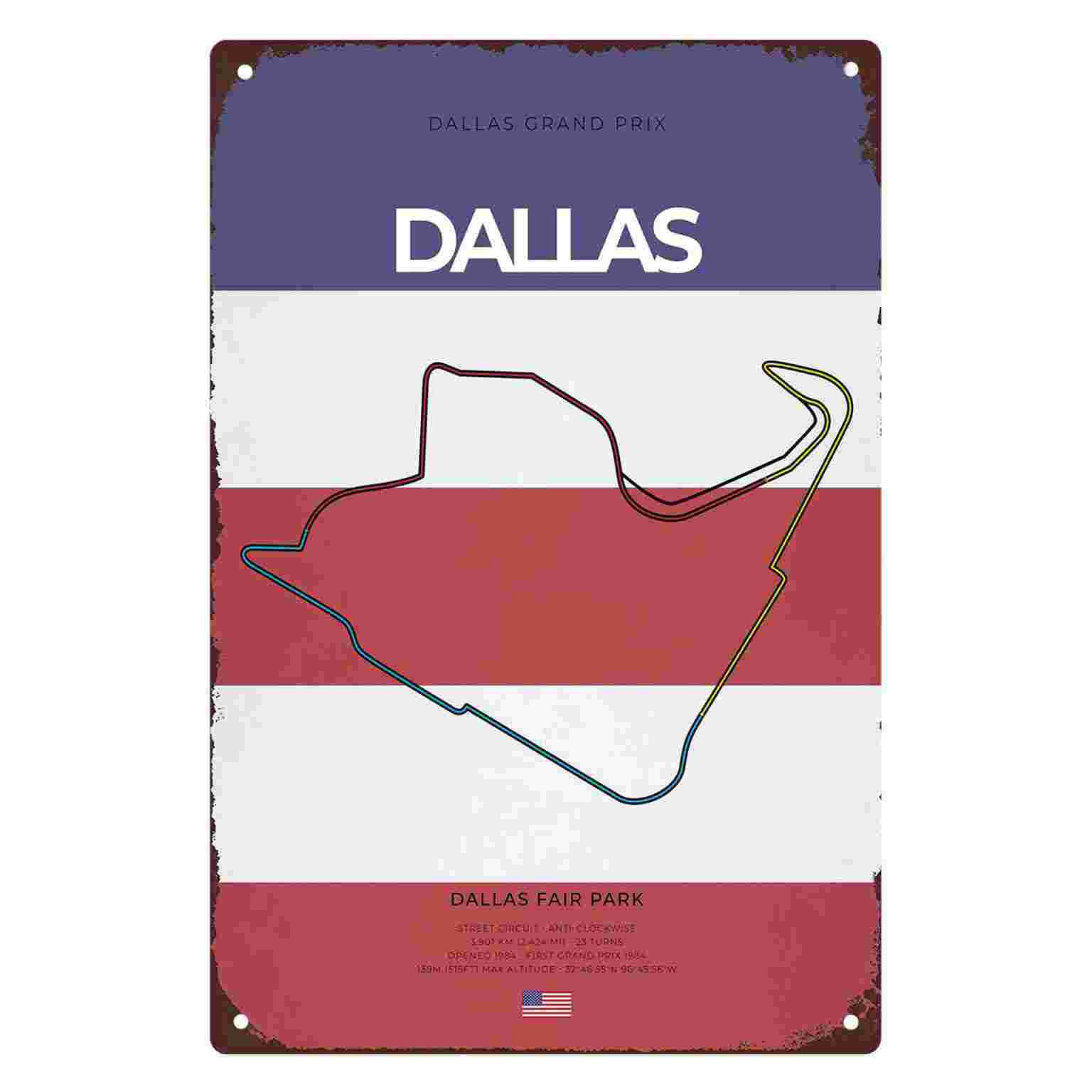 Poster Balap Vintage Sirkuit G - Home Decor Dallas ulasan dan harga