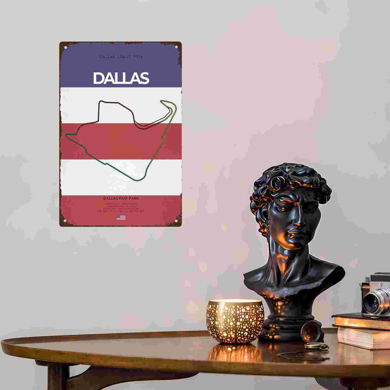 Poster Balap Vintage Sirkuit G - Home Decor Dallas ulasan dan harga