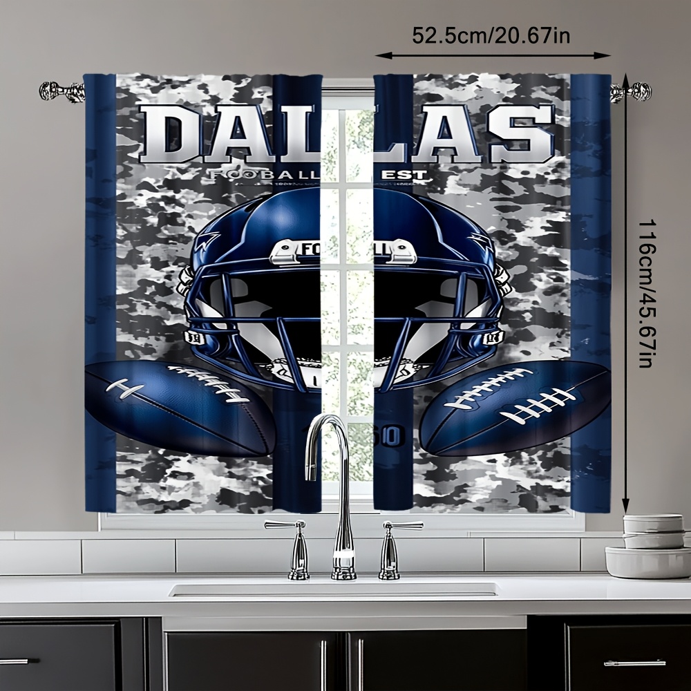 Tirai Pintu Sepak Bola Dallas  - Home Decor Dallas ulasan dan harga