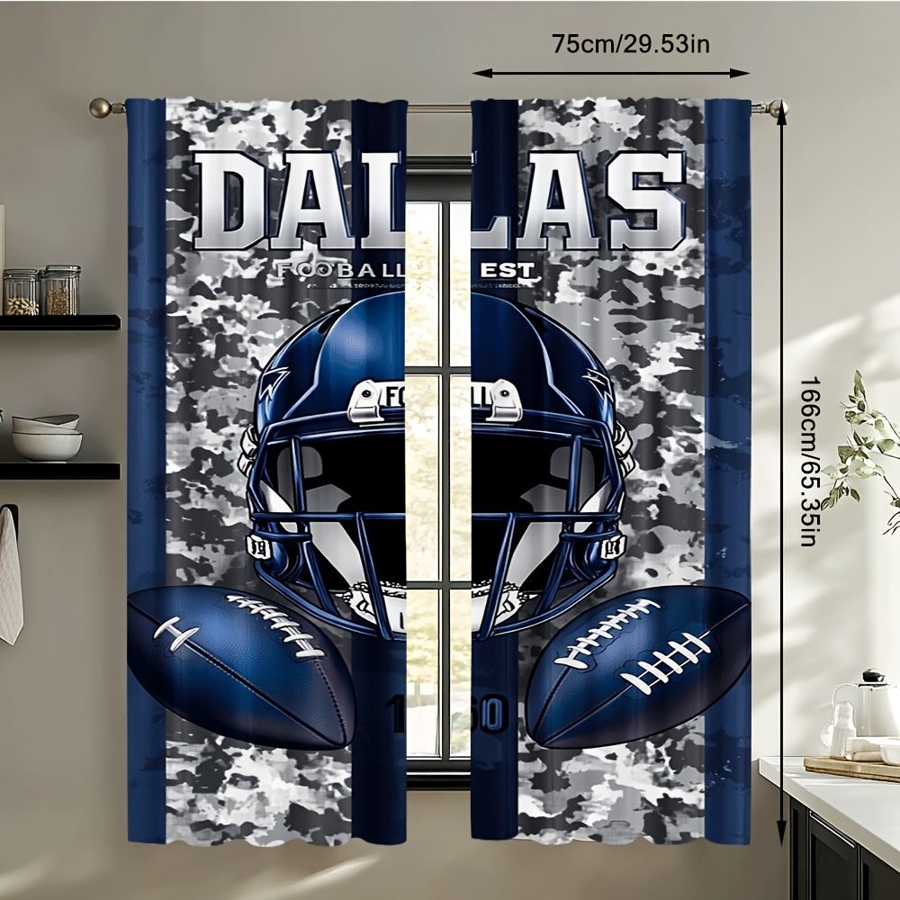 Tirai Pintu Sepak Bola Dallas  - Home Decor Dallas ulasan dan harga