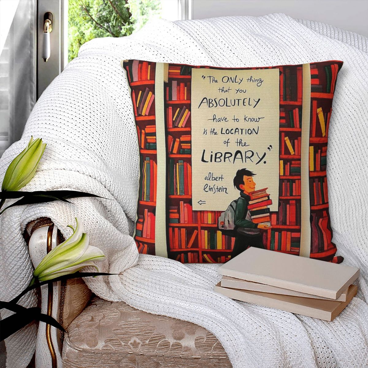 Sarung Bantal Persegi The Loca - Home Decor Location ulasan dan harga