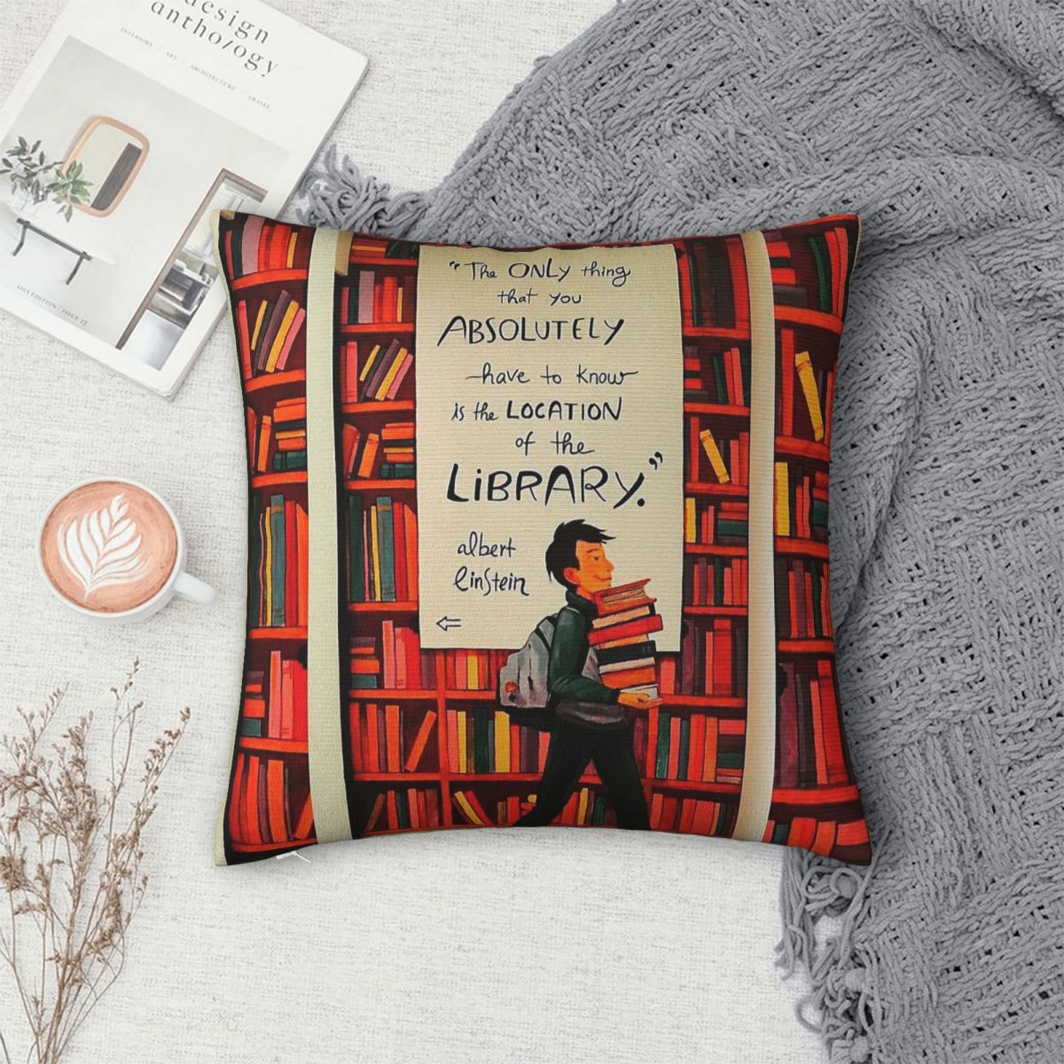 Sarung Bantal Persegi The Loca - Home Decor Location ulasan dan harga