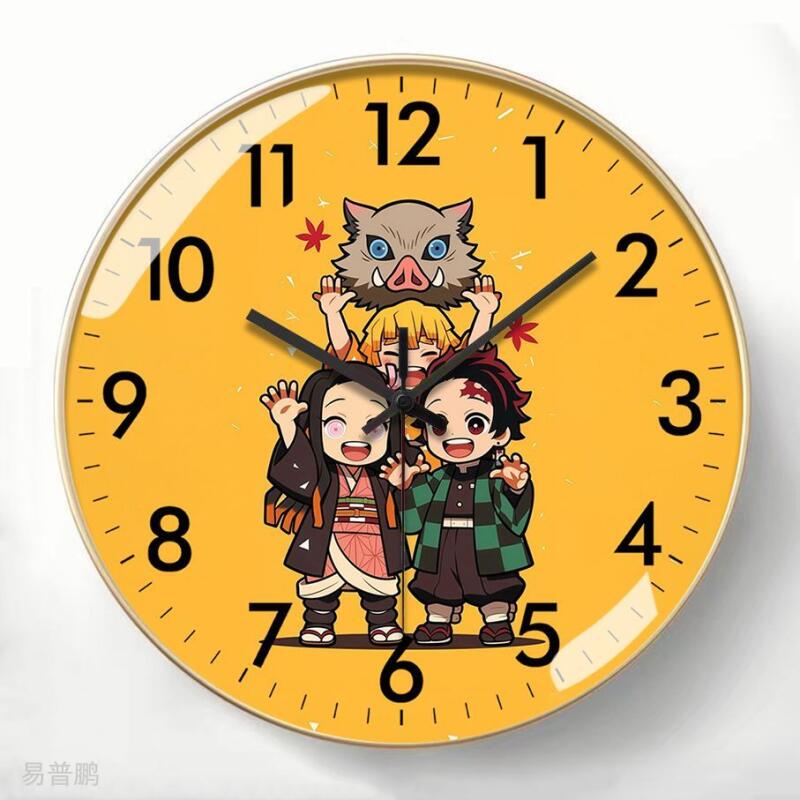 Jam Dinding Kartun Anime Demon - Wall Clock Silent ulasan dan harga