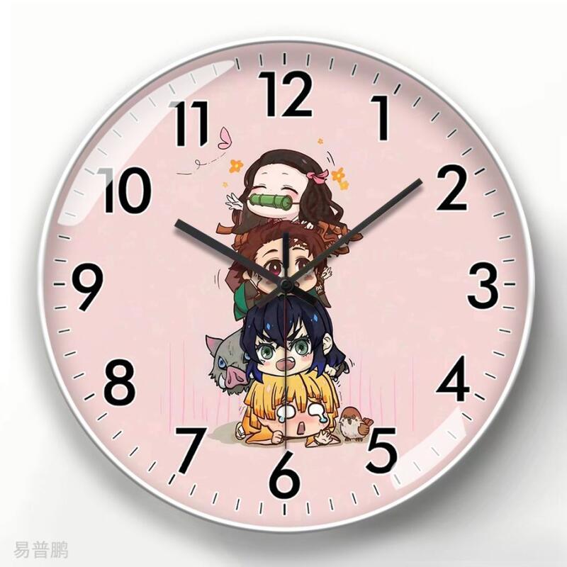 Jam Dinding Kartun Anime Demon - Wall Clock Silent ulasan dan harga