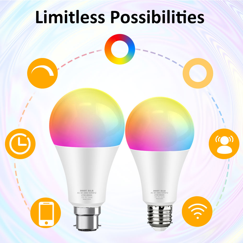 Bohlam Lampu LED Pintar Zigbee - Home Decor Free App ulasan dan harga