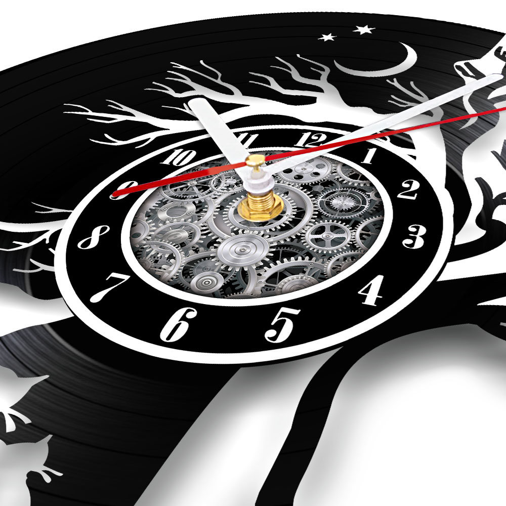 Jam Dinding Vinyl Record Motif - Home Decor Under 300 ulasan dan harga
