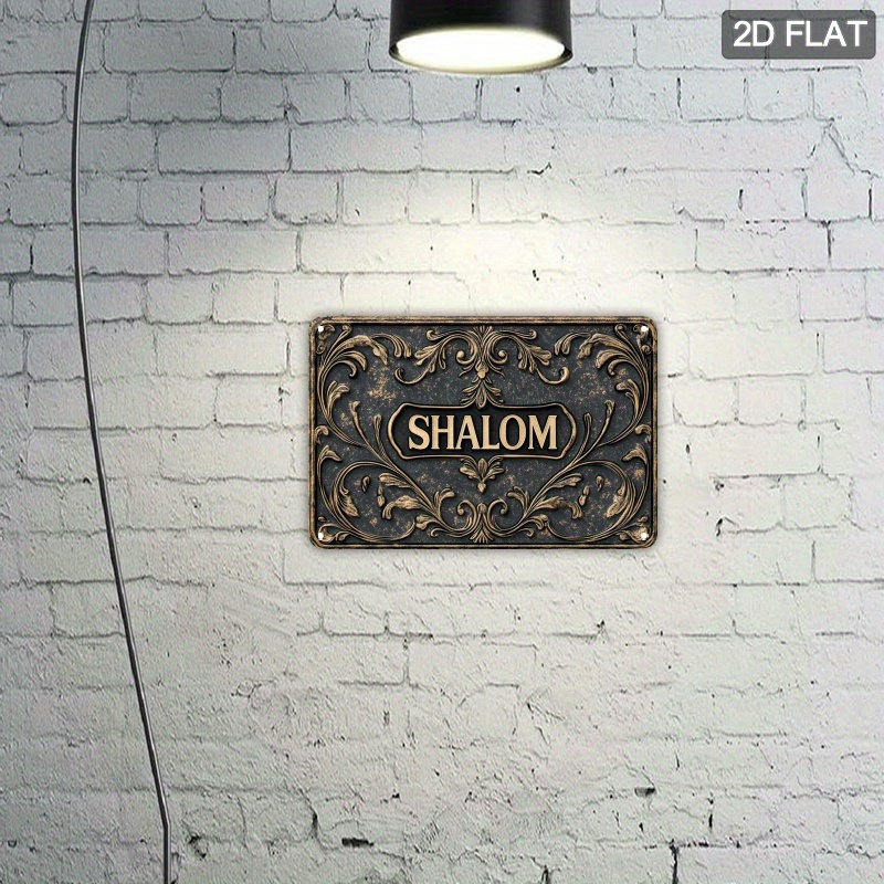 CIFBUY Vintage Shalom Aluminiu - Home Decor Vintage ulasan dan harga