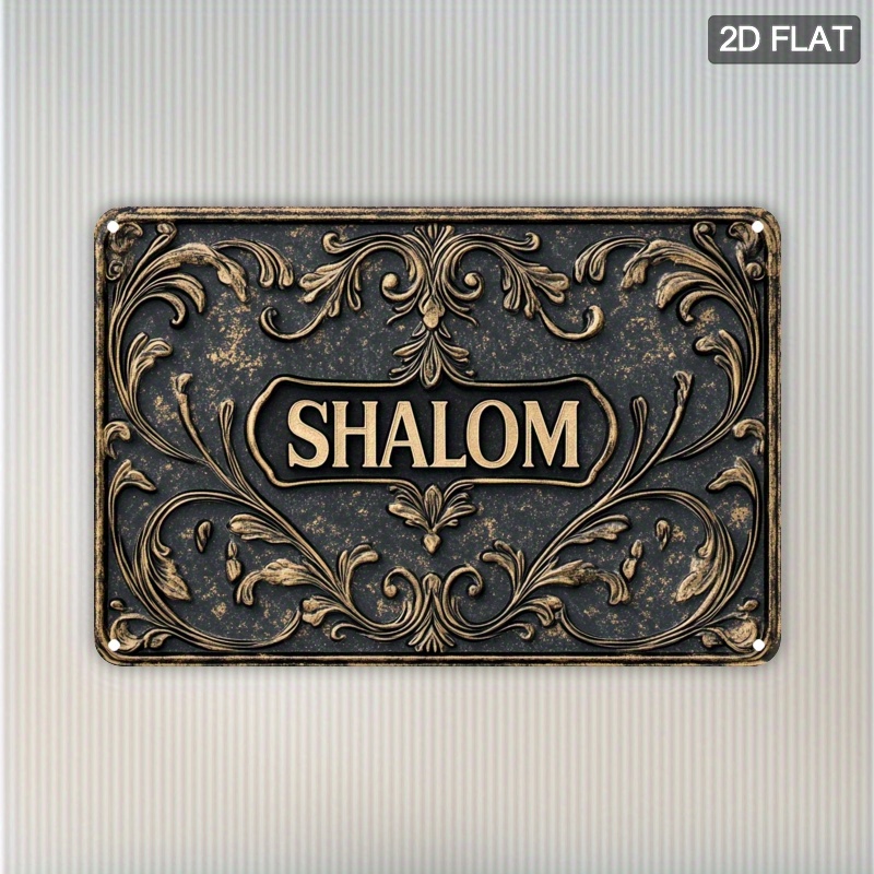 CIFBUY Vintage Shalom Aluminiu - Home Decor Vintage ulasan dan harga