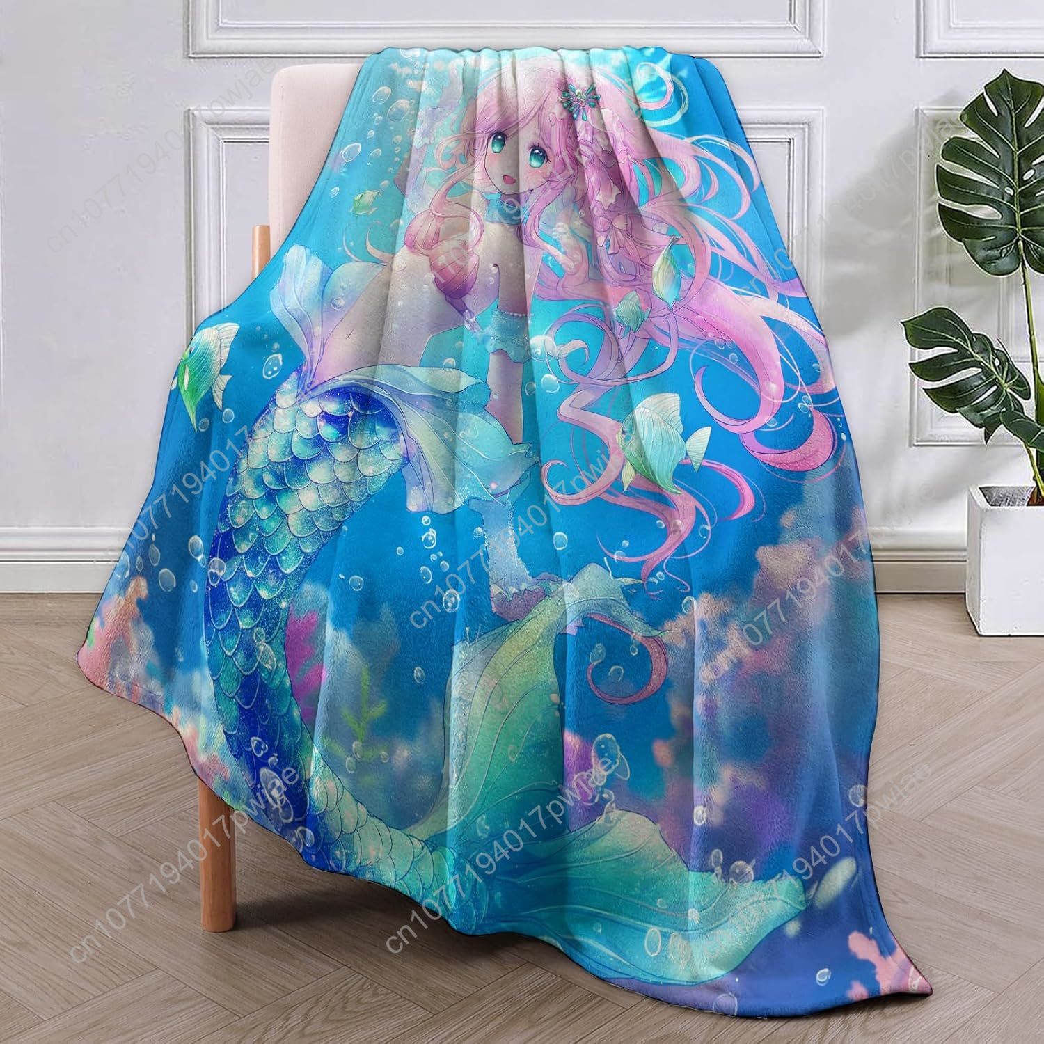 Selimut Putri Duyung Lucu Seli - Home Decor Sofa ulasan dan harga