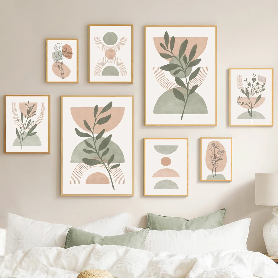 1 Buah (Tanpa Bingkai) Poster  - Geometric Wall Art ulasan dan harga