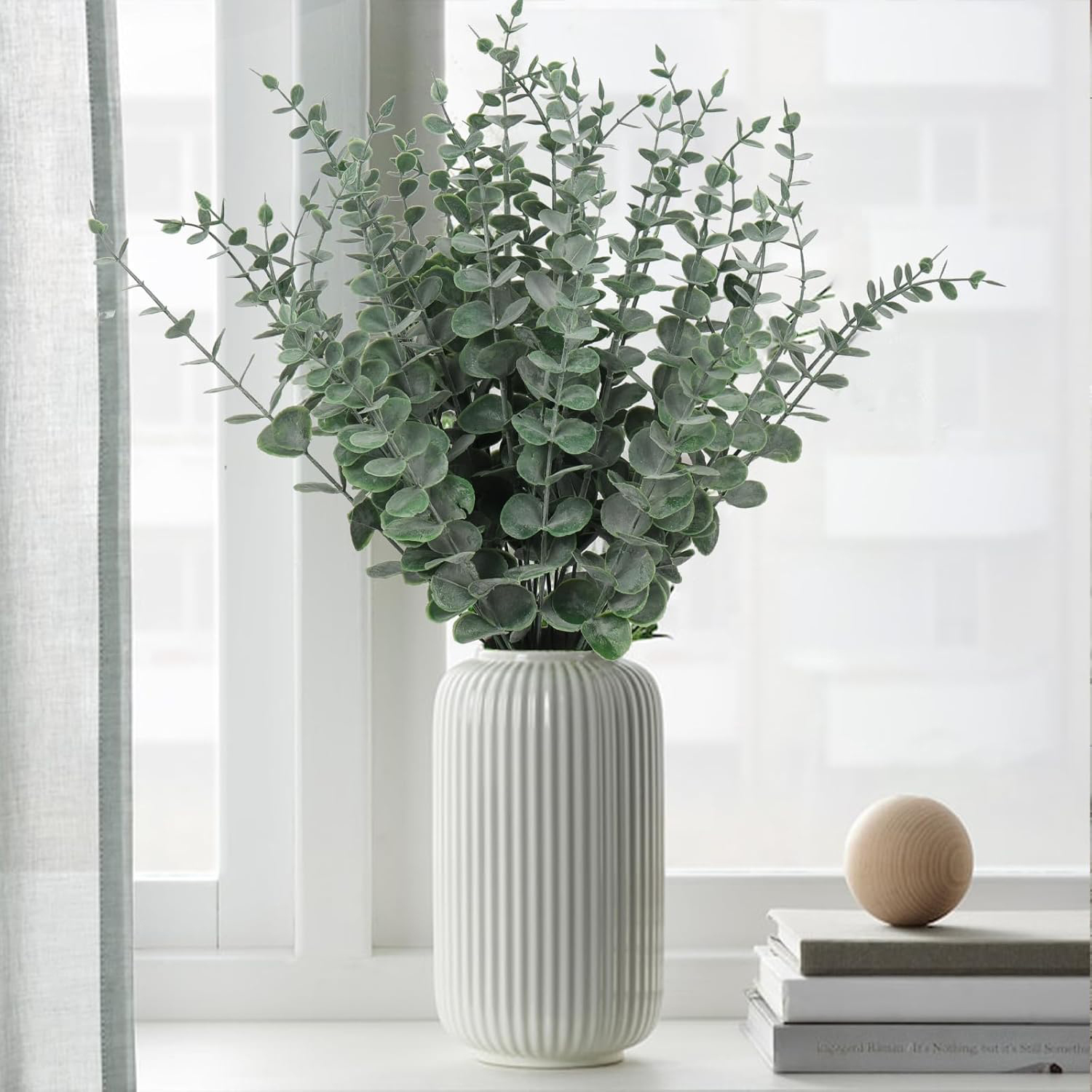 Tanaman Buatan Daun Eucalyptus - Home Decor On Sale ulasan dan harga