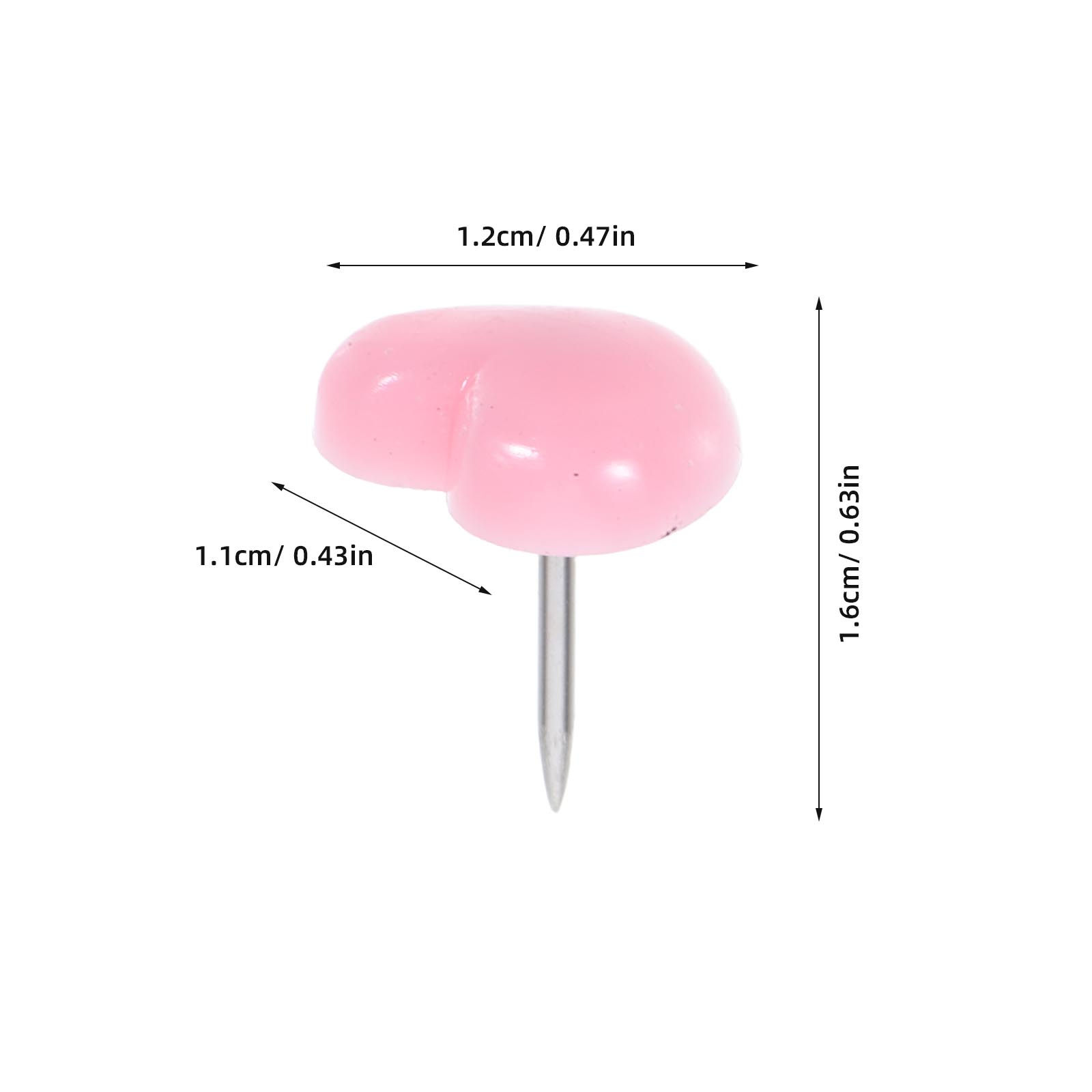 50 Buah Paku Tekan Bentuk Hati - Home Decor Location ulasan dan harga