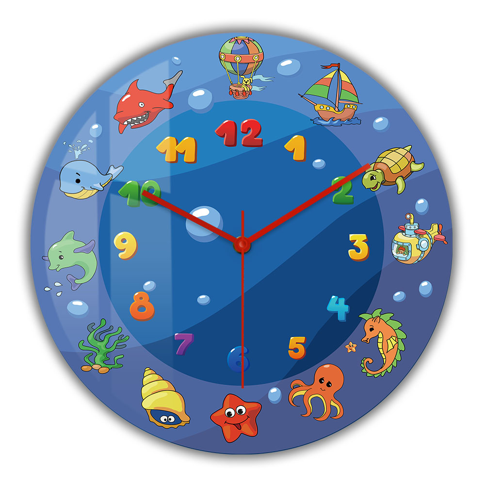 Jam Dinding Hewan Laut Kartun  - Home Decor Under 300 ulasan dan harga