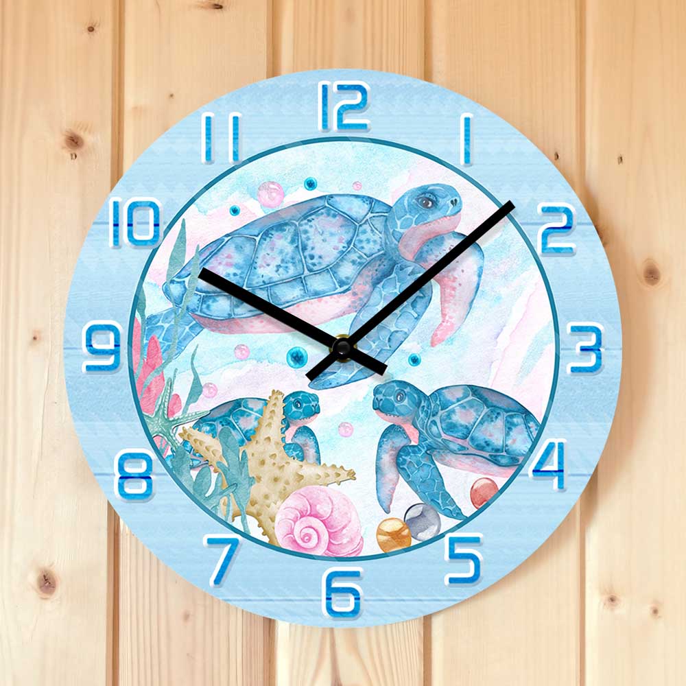 Jam Dinding Cetak Gambar Penyu - Home Decor Under 300 ulasan dan harga