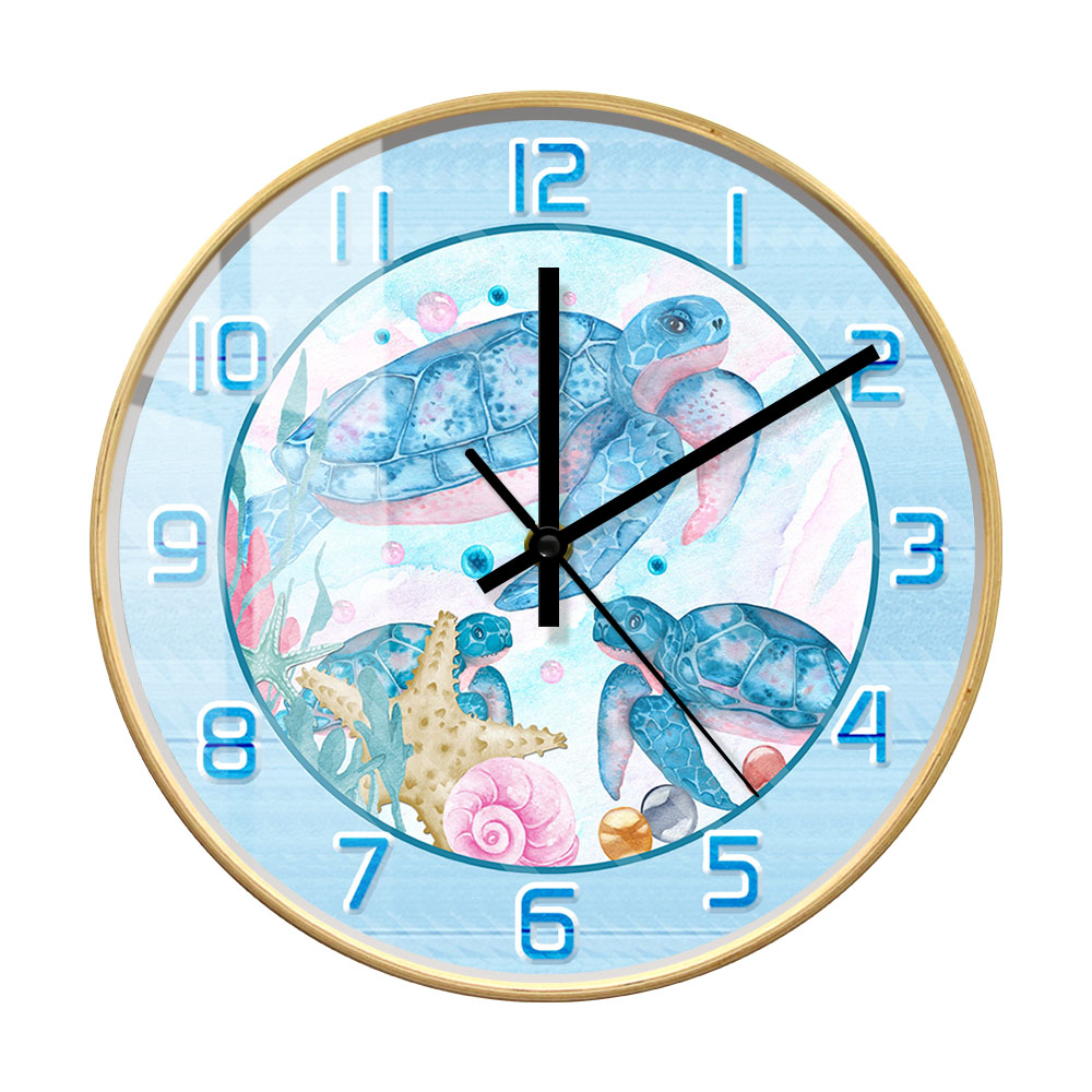 Jam Dinding Cetak Gambar Penyu - Home Decor Under 300 ulasan dan harga