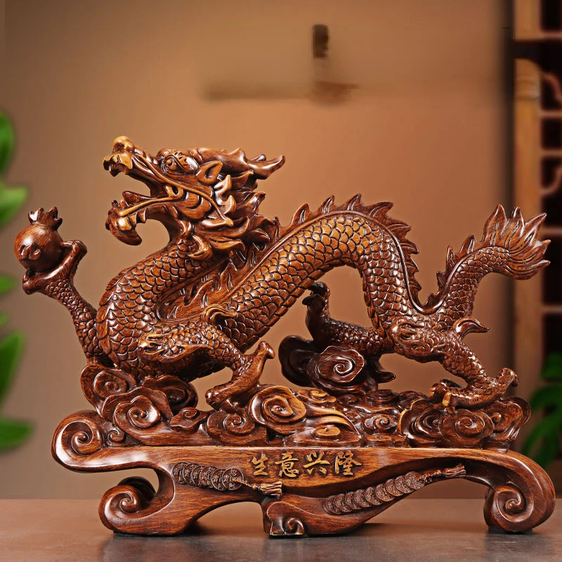 Ornamen Naga keberuntungan unt - Home Decor On Sale ulasan dan harga