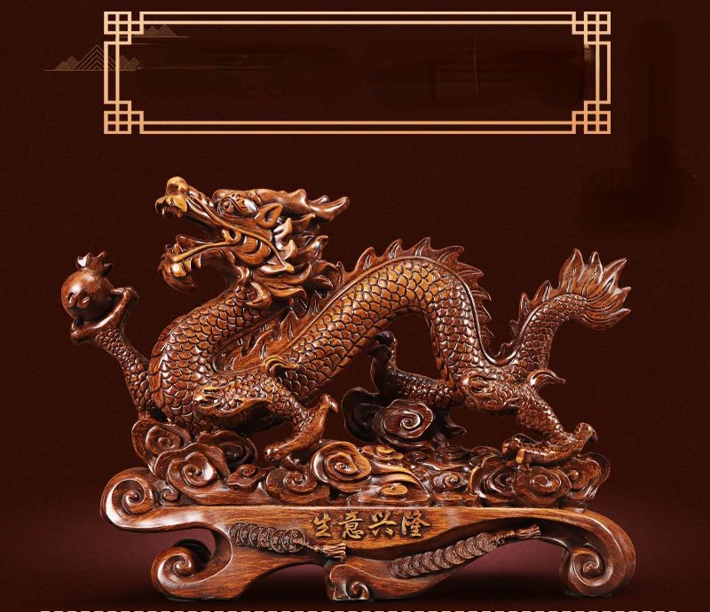 Ornamen Naga keberuntungan unt - Home Decor On Sale ulasan dan harga