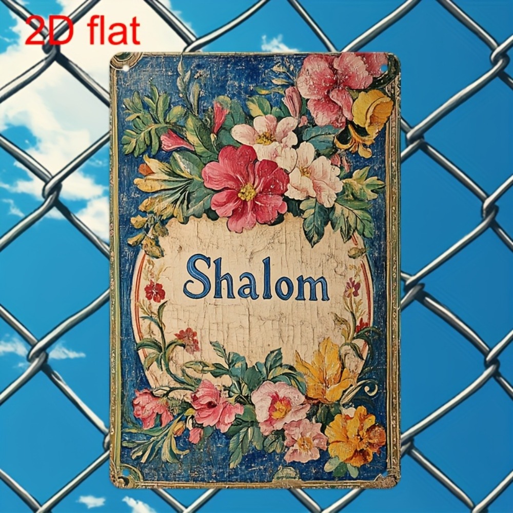 CIFBUY Seni Dinding Aluminium  - Home Decor Vintage ulasan dan harga