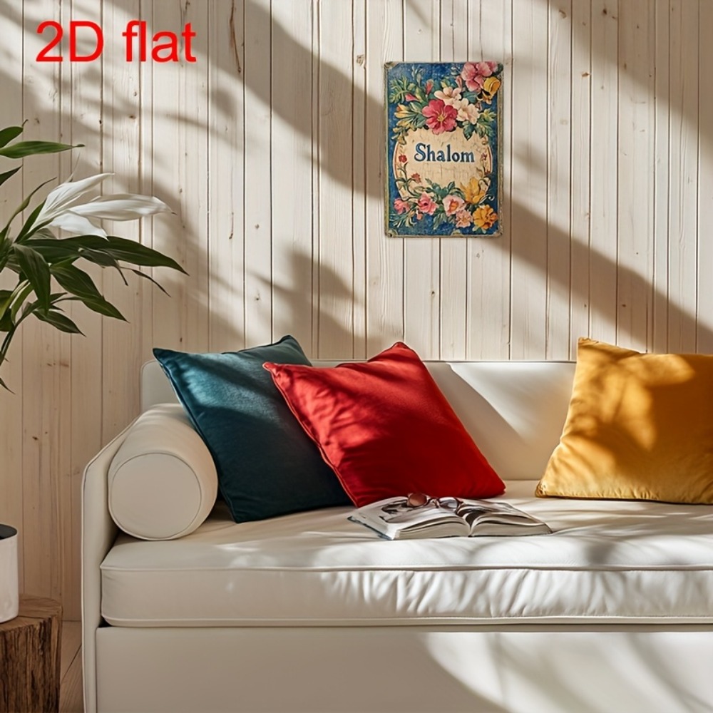 CIFBUY Seni Dinding Aluminium  - Home Decor Vintage ulasan dan harga