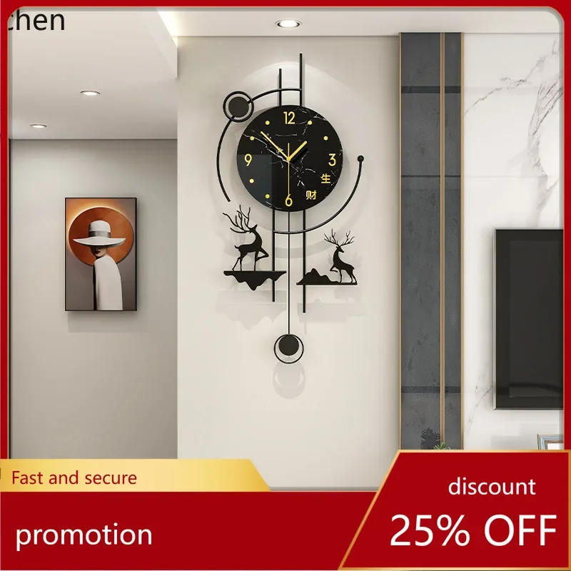 Jam Dinding Mewah Modern TQH-i - Wall Clock Silent ulasan dan harga