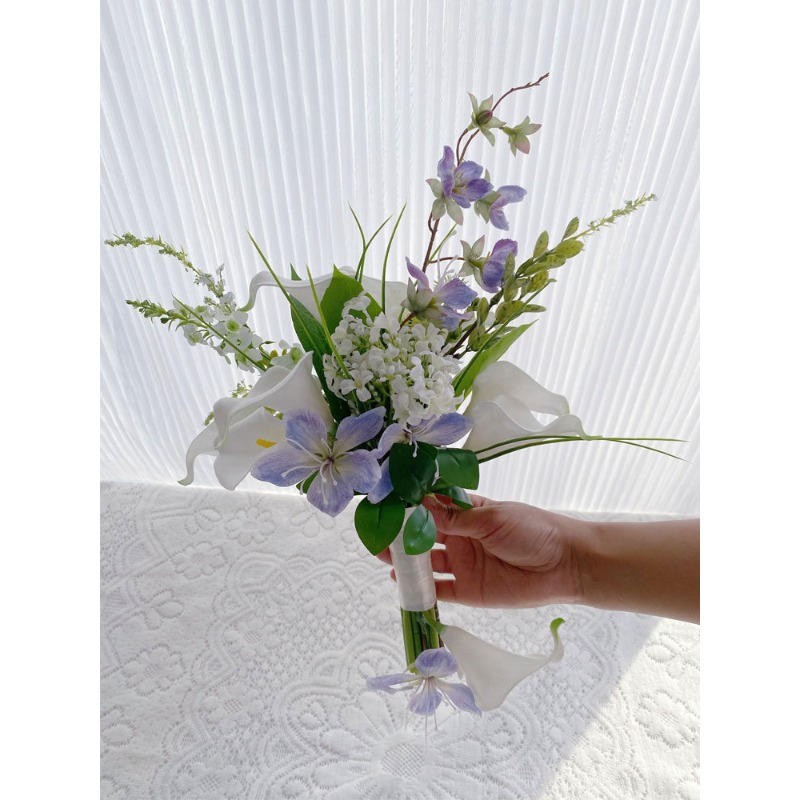 Bunga simulasi calla lily puti - Home Decor Location ulasan dan harga