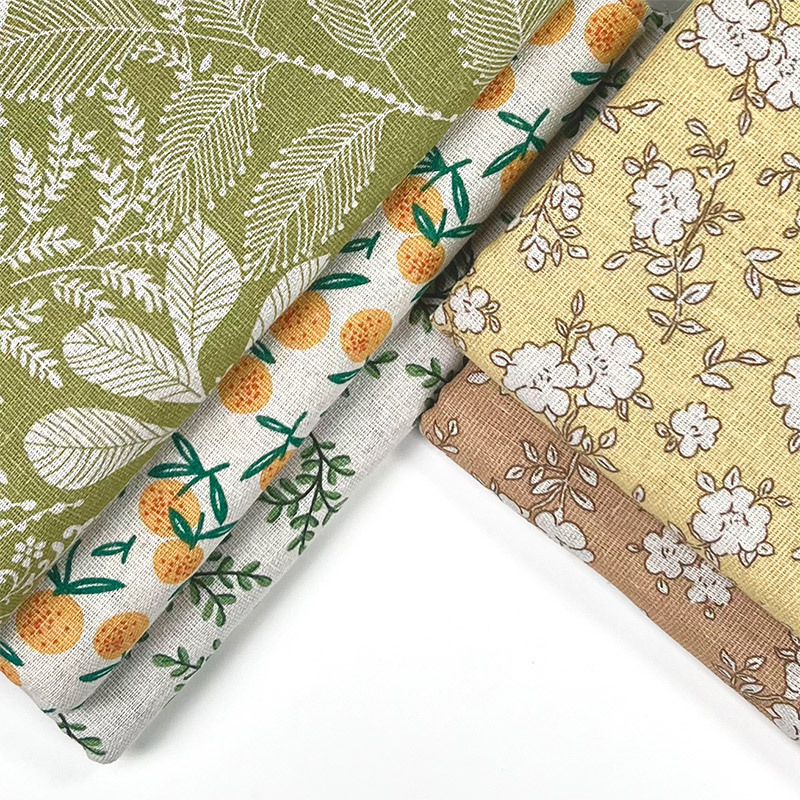 Kain Katun Linen Campuran Moti - Home Decor Sofa ulasan dan harga
