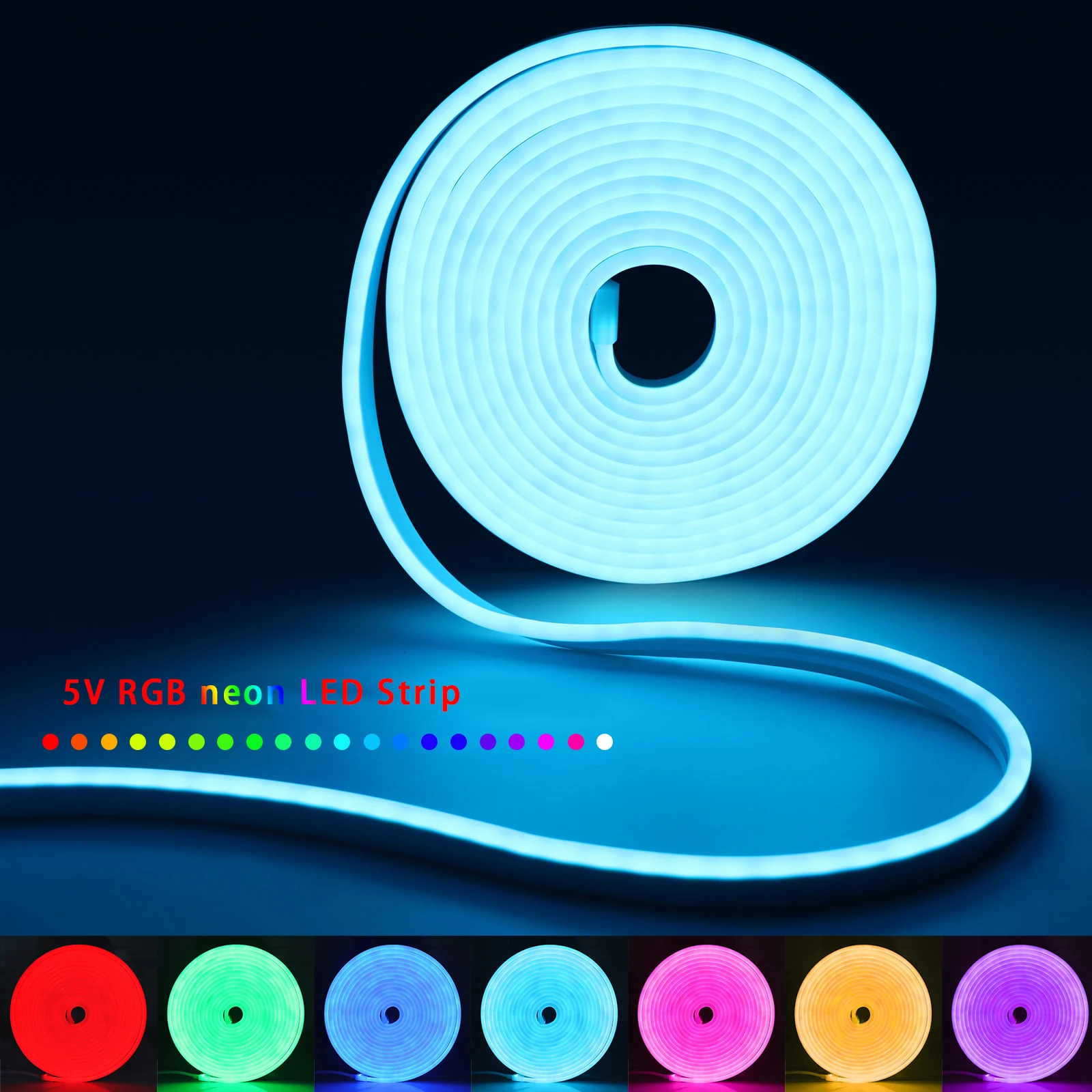Lampu Strip LED Neon RGB 1-5m  - Home Decor Lighting ulasan dan harga
